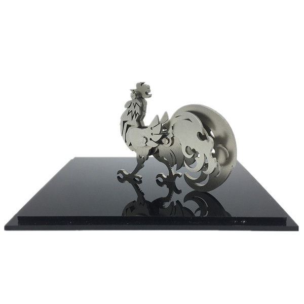 Cocoș - un mic puzzle 3D