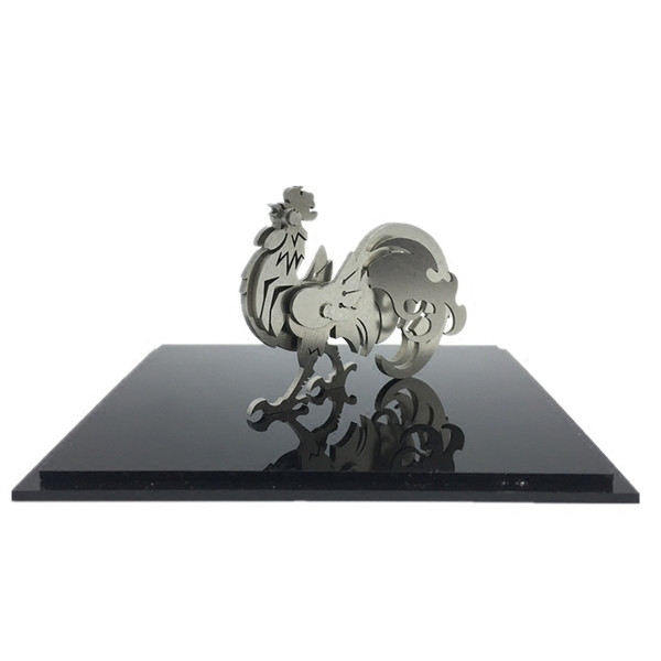 Cocoș - un mic puzzle 3D