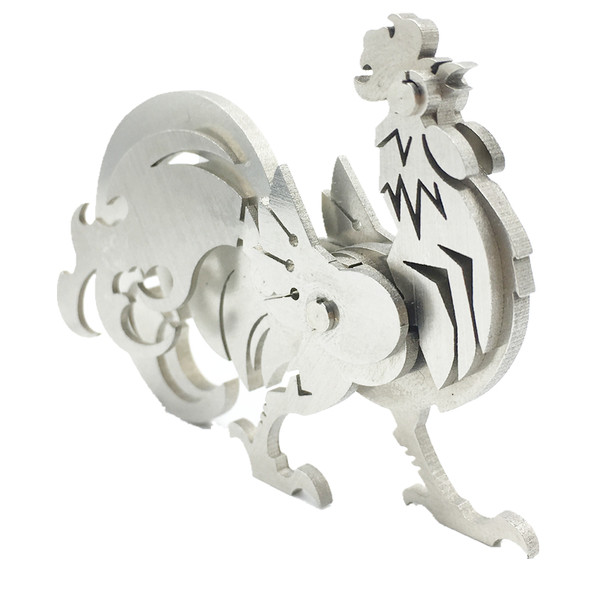 Cocoș - un mic puzzle 3D