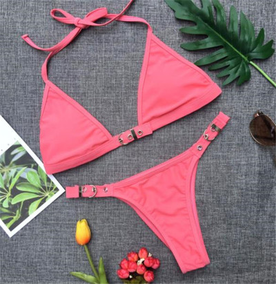 Γυναικείο μαγιό με βαθύ λαιμόκοψη, 4 χρώματα