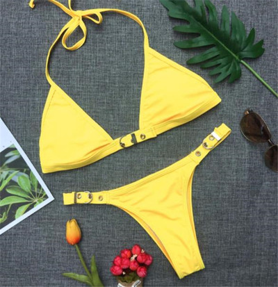 Γυναικείο μαγιό με βαθύ λαιμόκοψη, 4 χρώματα