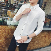 Cămașă modernă pentru bărbați, curată, în mai multe culori