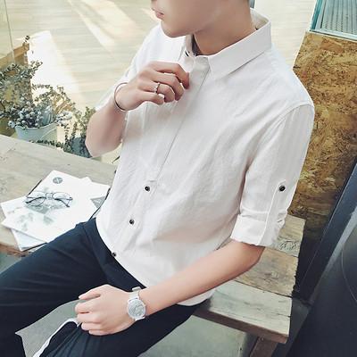 Cămașă modernă pentru bărbați, curată, în mai multe culori