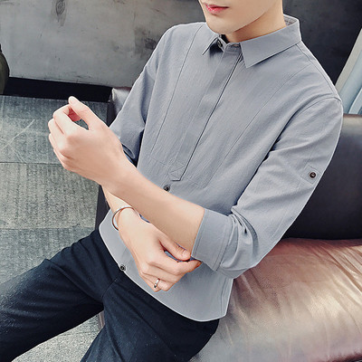 Cămașă modernă pentru bărbați, curată, în mai multe culori