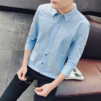 Cămașă modernă pentru bărbați, curată, în mai multe culori