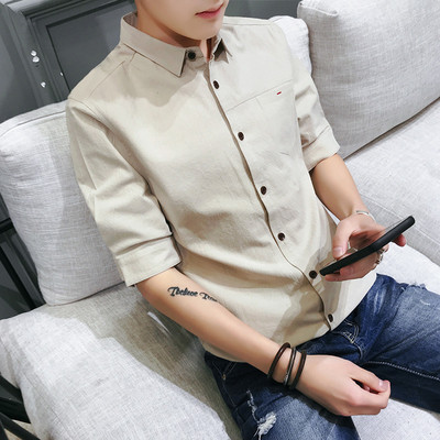 Cămașă modernă pentru bărbați, curată, în mai multe culori