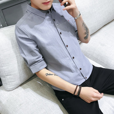 Cămașă modernă pentru bărbați, curată, în mai multe culori