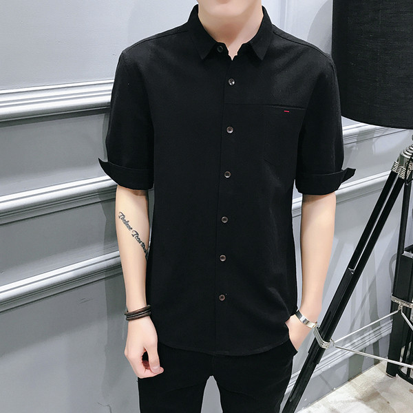 Cămașă modernă pentru bărbați, curată, în mai multe culori