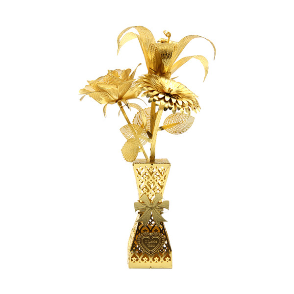 Kis 3D puzzle - váza virágokkal