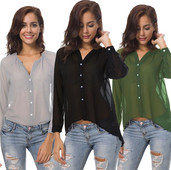 Camasa transparenta de dama gratuit model in trei culori