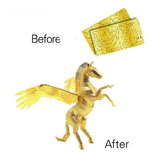 Háromdimenziós puzzle két színben