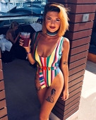 Costum de baie complet NOU în culori irizate în două modele