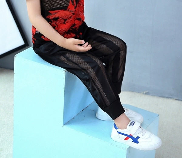 Παιδικό παντελόνι διαφανή σε δύο χρώματα κατάλληλα για αγόρια και κορίτσια