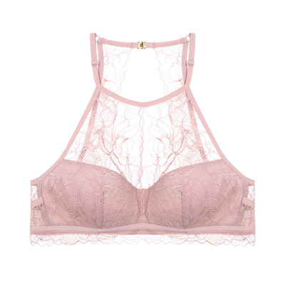 Σουτιέν από δαντέλα με στενό λαιμό σε διάφορα χρώματα