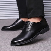 Pantofi eleganti pentru barbati in negru si maro