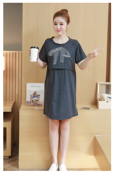 Rochie confortabila pentru gravide in doua culori