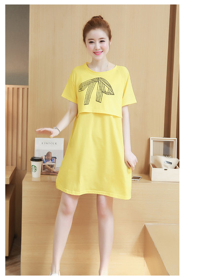 Rochie confortabila pentru gravide in doua culori