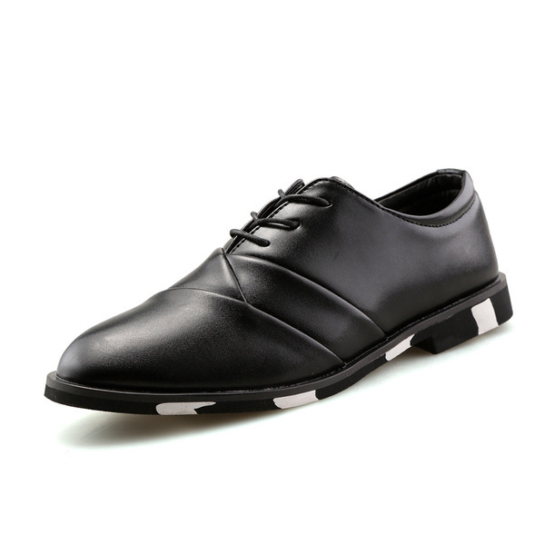 Pantofi moderni pentru barbati din piele ecologica in trei culori