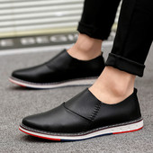 Pantofi barbatesti moderni cu decor colorat in doua modele