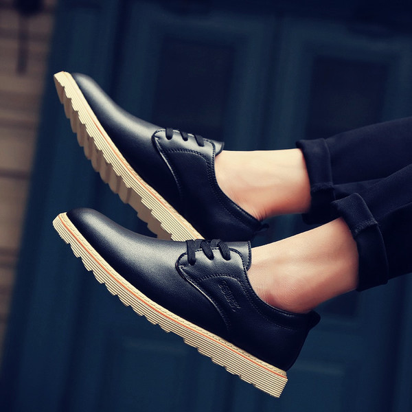 Pantofi eleganti pentru barbati in negru, maro si albastru