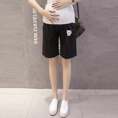 Γυναικεία σορτς πάνω από το γόνατο για εγκύους σε τρία χρώματα