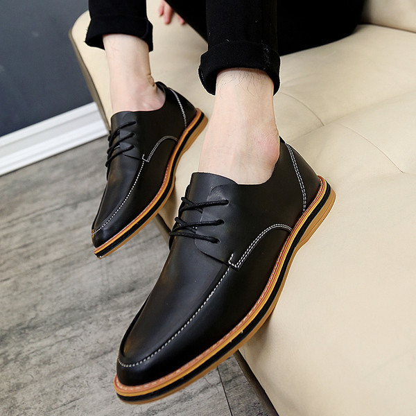 Pantofi barbati din piele ecologica in trei culori