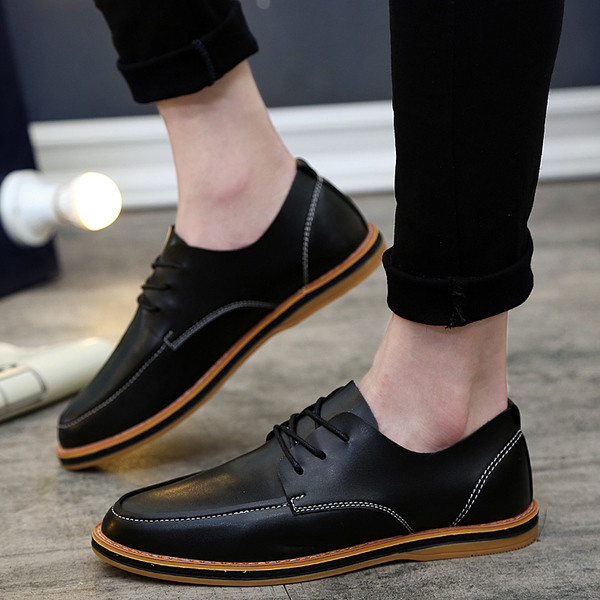 Pantofi barbati din piele ecologica in trei culori