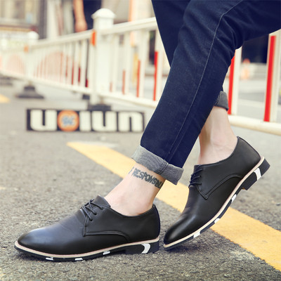 Pantofi bărbați moderni ascuțiți în trei culori