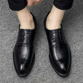 Pantofi barbatesti eleganti cu sireturi in patru culori