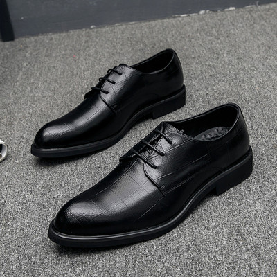 Pantofi barbatesti eleganti cu sireturi in patru culori