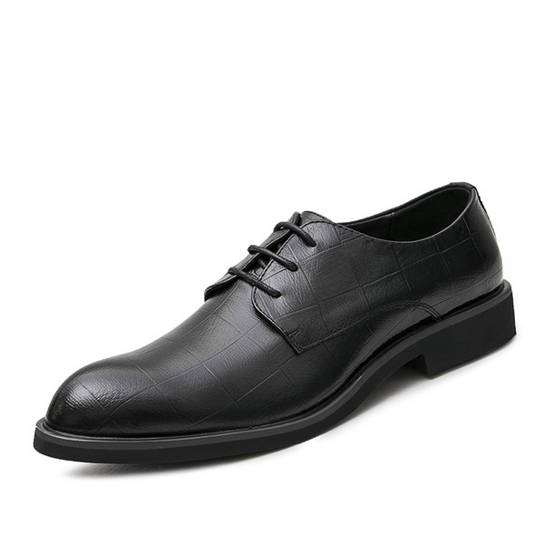 Pantofi barbatesti eleganti cu sireturi in patru culori