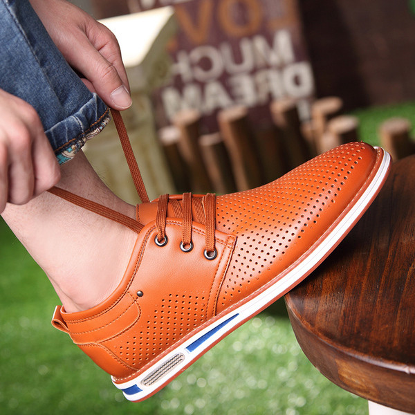 Pantofi de vara barbatesti in doua modele