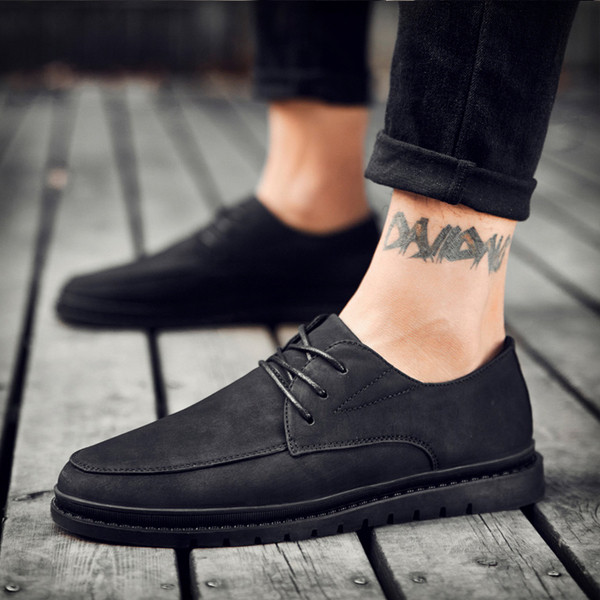 Pantofi eleganti pentru barbati in negru, maro si gri