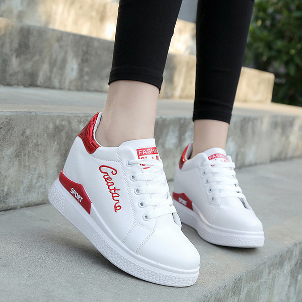 Ανδρικά πάνινα παπούτσια με συνδέσμους και επιγραφή σε δύο χρώματα