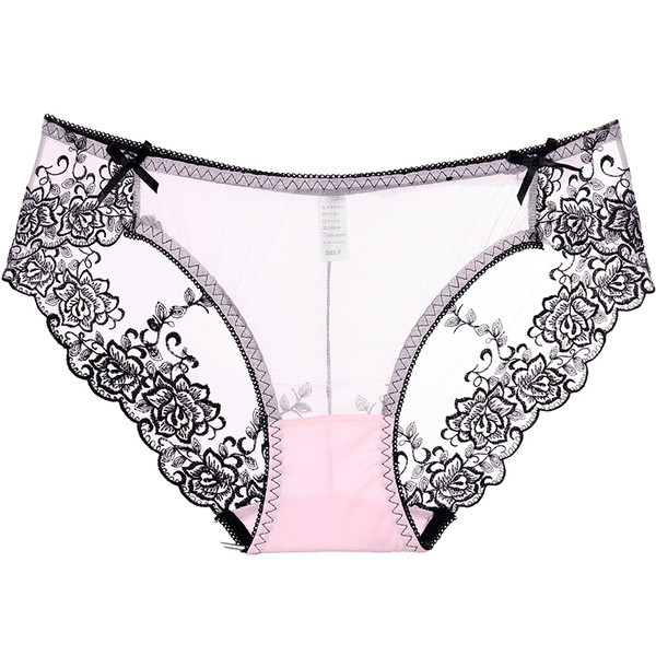 Set 4 bikini dama din dantela cu decor floral