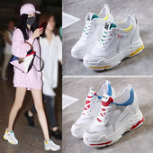 HIT Tenisi dama cu platforma in mai multe culori