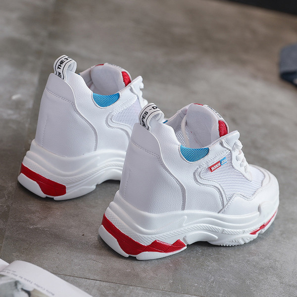 HIT Tenisi dama cu platforma in mai multe culori