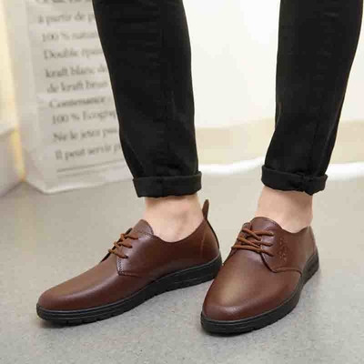 Ανδρικά  παπούτσια σε μαύρο και καφέ - δύο μοντέλα