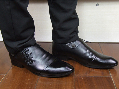 Мъжки обувки със странични връзки в два цвята