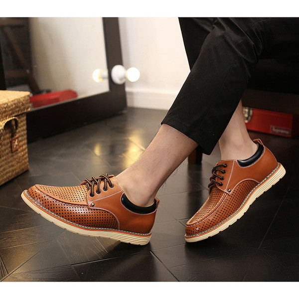 Pantofi de vara barbatesti in doua culori