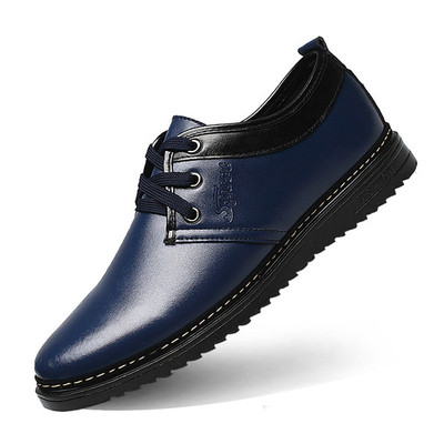 Pantofi eleganti pentru barbati in maro, negru si albastru