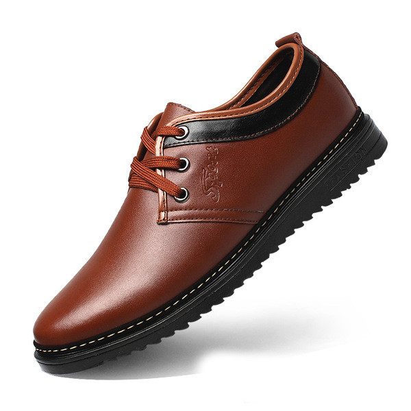 Pantofi eleganti pentru barbati in maro, negru si albastru