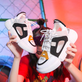 Tenisi dama semideschisi cu motiv piele intoarsa in doua culori