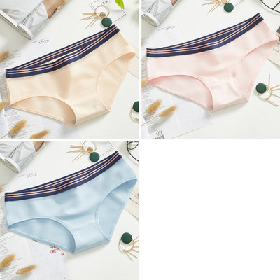 Σετ από 3 τεμ. Βαμβακερα μπικίνι με ελαστική μέση