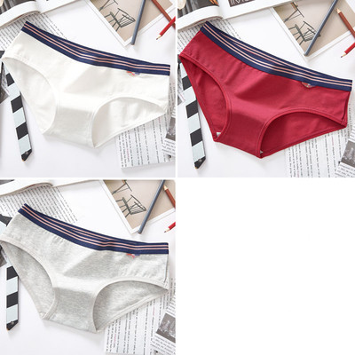 Σετ από 3 τεμ. Βαμβακερα μπικίνι με ελαστική μέση