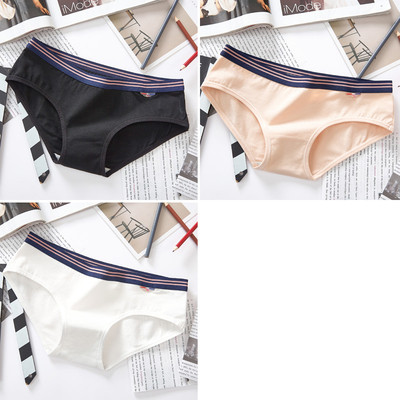 Σετ από 3 τεμ. Βαμβακερα μπικίνι με ελαστική μέση