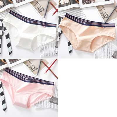 Σετ από 3 τεμ. Βαμβακερα μπικίνι με ελαστική μέση