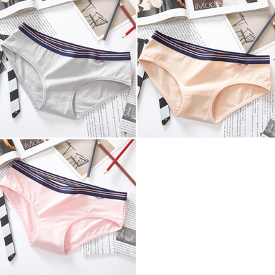 Σετ από 3 τεμ. Βαμβακερα μπικίνι με ελαστική μέση