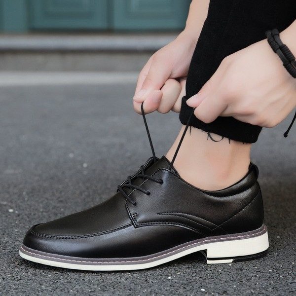 Pantofi formali barbatesti cu sireturi in mai multe culori