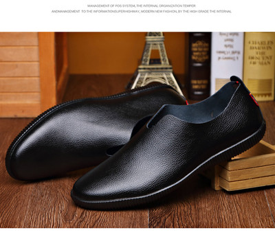 Μοντέρνα δερμάτινα υποδήματα σε τέσσερα χρώματα